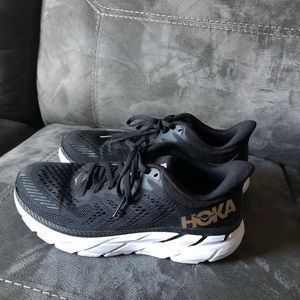 HOKA One Running shoes. Black /gold